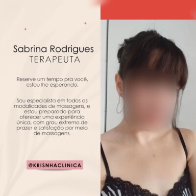 Sabrina  Clinica Krishna Massagem